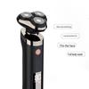 Rechargeable 3-in-1 Waterproof Electric Shaver: Beard Trimmer, Hair Clipper & Nose Trimmer Set