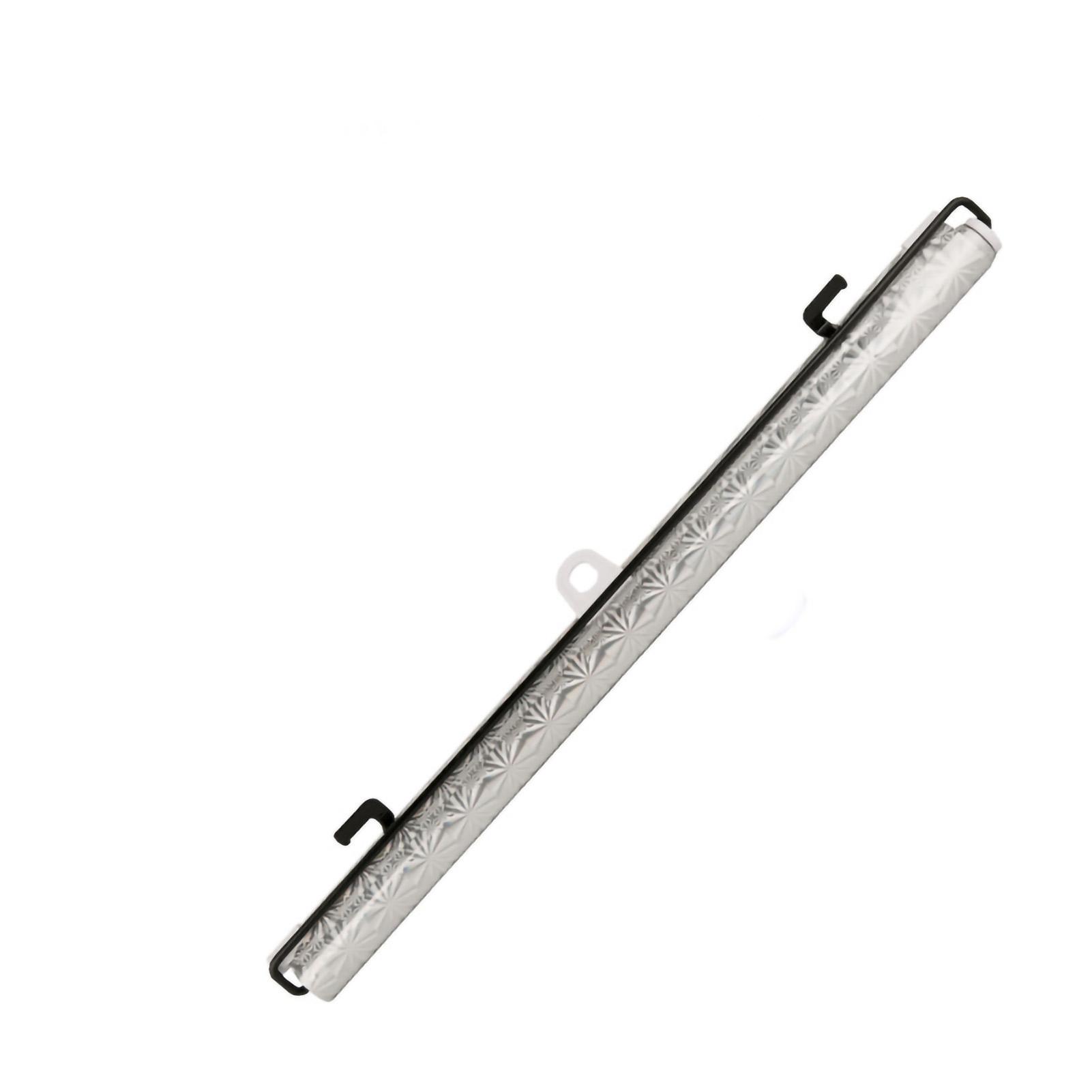 

Retractable Car Sun Visor Heat Insulation Cooling Suction Cup Type Portable Lightweight Window Sunshade 40x125cm срібний