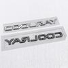 20x1.6CM ABS Car Rear Trunk Modified Sticker for Geely Coolray Logo Binyue Personalized Letter Badge Tail Decoration