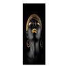 African Woman Wall Art Painting Art Posters and Prints Big Black Woman Holding Gold Jewelry Canvas Picture Home Decor