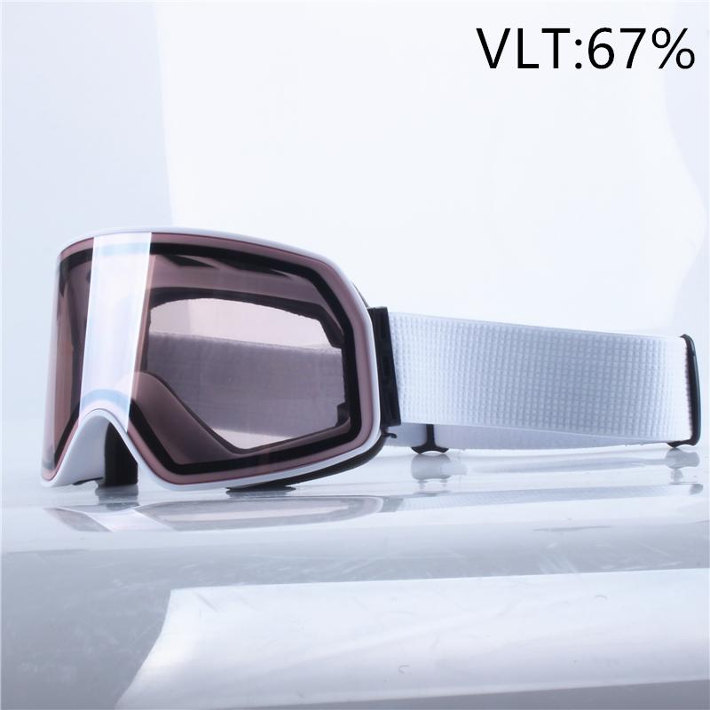 Gafas de esquí grandes para snowboard, para mujer y hombre, gafas de esquí, protección contra la nieve UV 400, gafas para adultos, doble antivaho cilíndricas