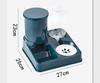 1 In Cat Dispenser Automatic And 2 Waterer Tilted Set, and Pet Food Feeder Water Gravity