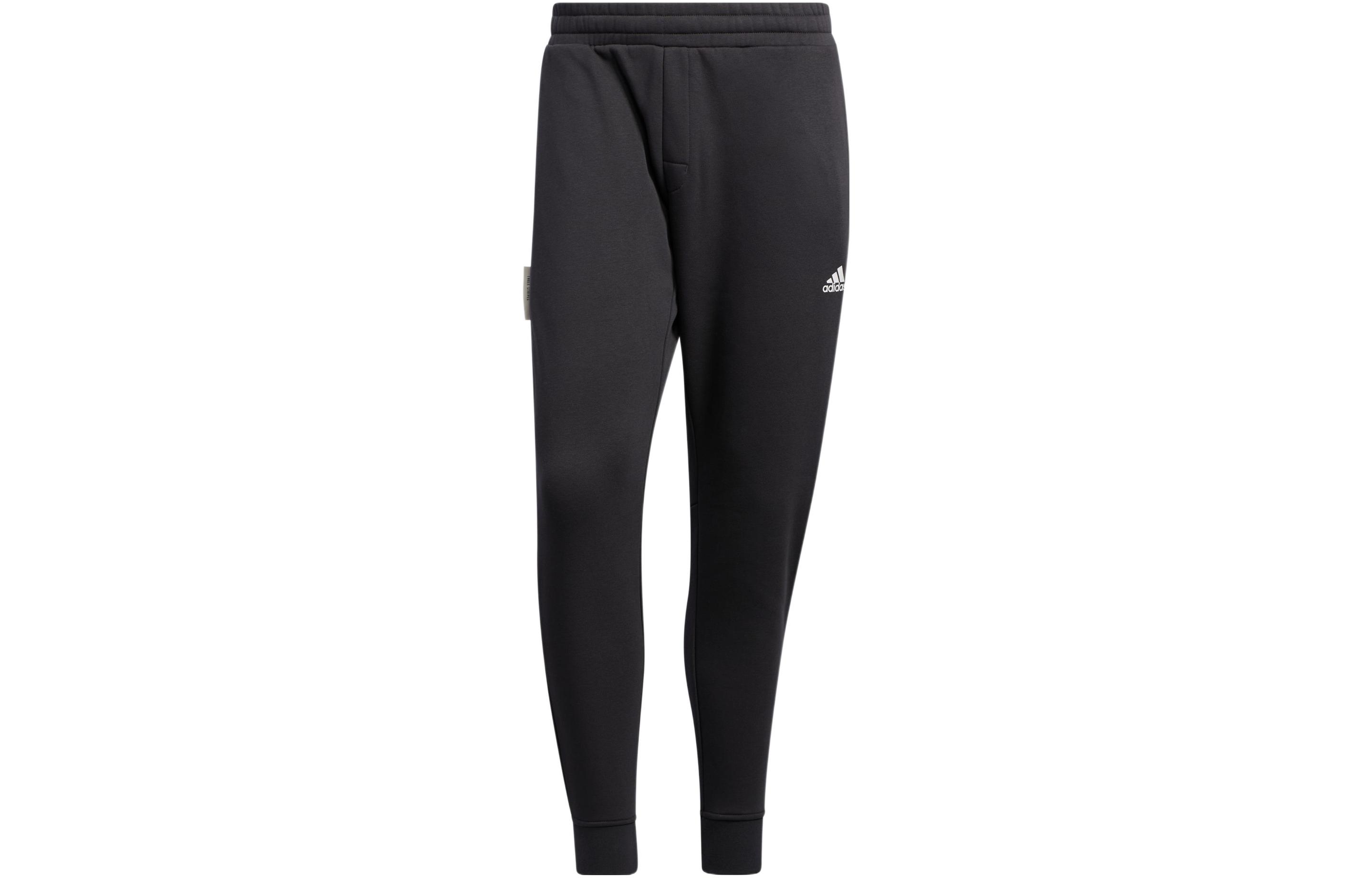 Adidas LABEL Knitted Sweatpants Men s Navy Blue Moderate Cuffed Pants IB2730 M