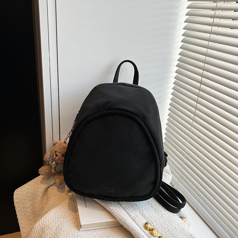 Niche Design Student Bag Women's New Fashion Popular Small Backpack Versatile Simple Backpack