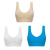 Sexy Bra Women Plus 3pcsset Size Seamless Bra No Pad Underwear Wireless Comfortable Active Bralette Brassiere Bra
