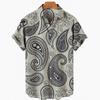 Summer Leopard Colorful Pattern Print Men's Shirts Hawaii Short Sleeve Top Fashion Streetwear Casual Outdoor Men's and Women's Clothing Blouse