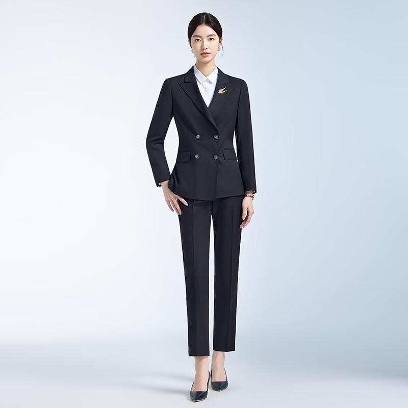Trolman Women s Double-Breasted Business Suit Set XL
