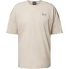 Letter And Number Print Crew Neck Casual Short Sleeve T-Shirt Men Tops Beige 6RPT10-PJ7CZ-1716