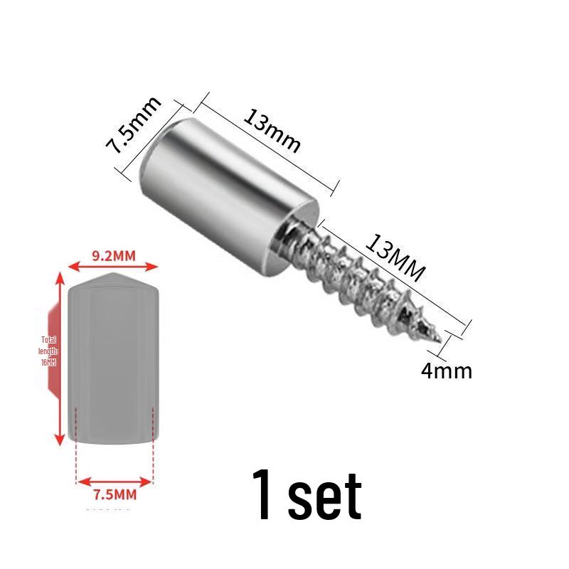 Thickened Self-Tapping Screw Support for Furniture: No-Punch Cabinet & Shelf Partition Pins