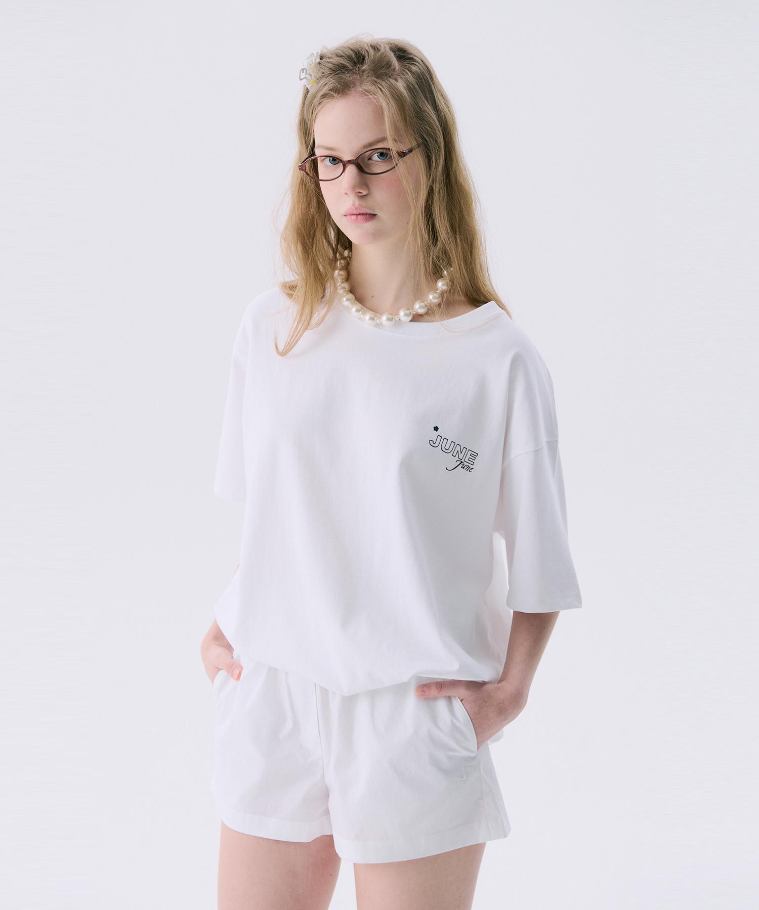 Jun Jun Space Vol11.Basic Logo T_White(Vol11.Basic Logo T_White) One