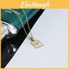 Stainless Steel Shell Letter Pendant Necklace European And American Ins Style Wholesale
