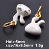 5pcs Kawaii Animal Pendant Enamel Charms For Jewelry Making Duck Bunny Elephant Lucky Fish Charm Handmade Materials Accessories
