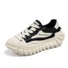 Summer new ins street shot small black shoes Hong Kong style campus student shoes