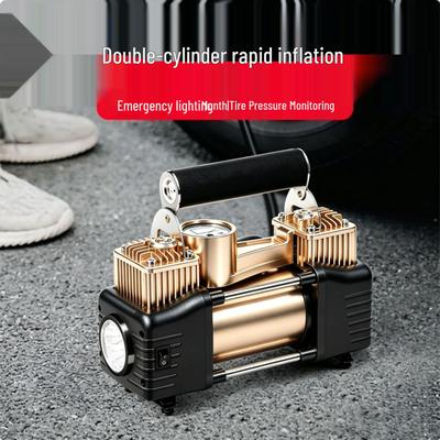Portable Dual Cylinder High-Pressure Car Tire Inflator and Home Electric Air Pump