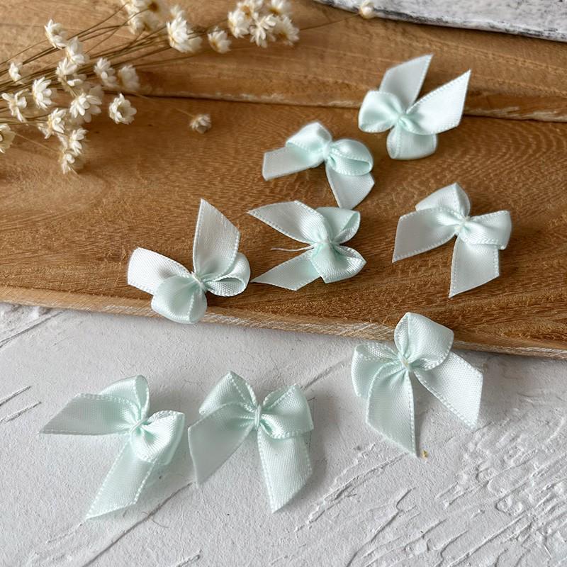 2.5cm Wide Handmade Ribbon Bow Knot for DIY Clothing & Hair Accessories, Card Holders, and Decorations