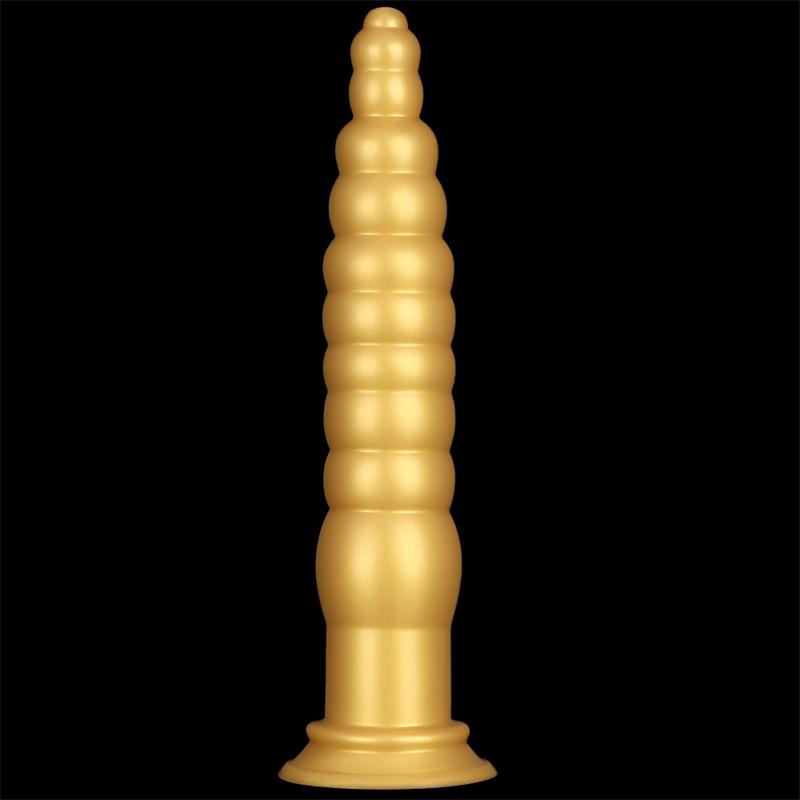 44cm Silicone Ultra-long and Ultra-thick Rear Anal Plug for Outdoor Wear Anal Strip Practice Anal Torture Tool Anal Expansion Tool Chrysanthemum Anus