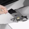 Car Sun Visor Glasses Box Sunglasses Clip Card Ticket Holder For Chevrolet Corvette Montana TrailBlazer Silverado Traverse Camar