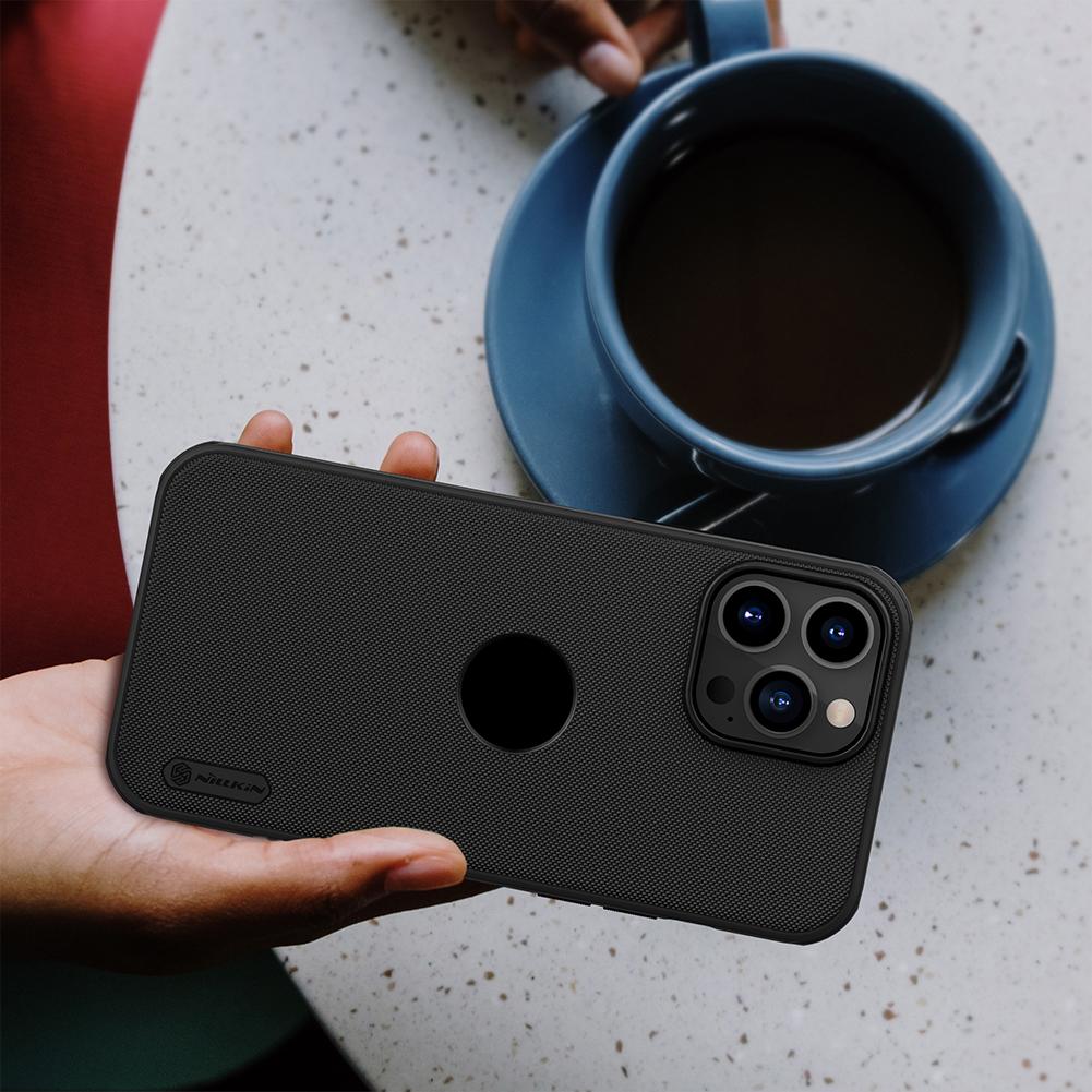 

NILLKIN Чехол для iPhone 14 Pro Max / 13 Pro / 12 / 14 Plus Тонкий защитный чехол с защитой от царапин и отпечатков пальцев PC + TPU&for iphone14pro(6.1 ) чёрный