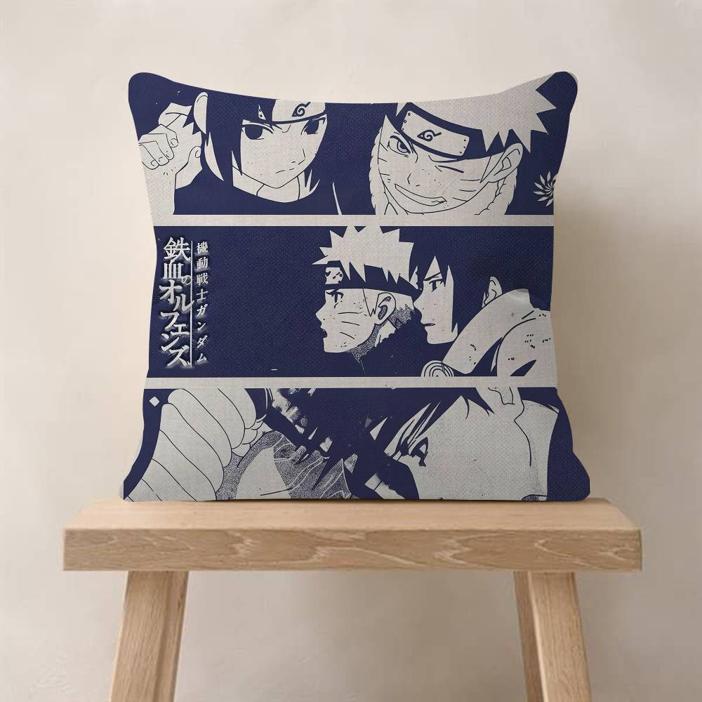 Anime Nnarutoss Pillow Cushion Cover Pillowcase Living Room Sofa Home Decor Customized