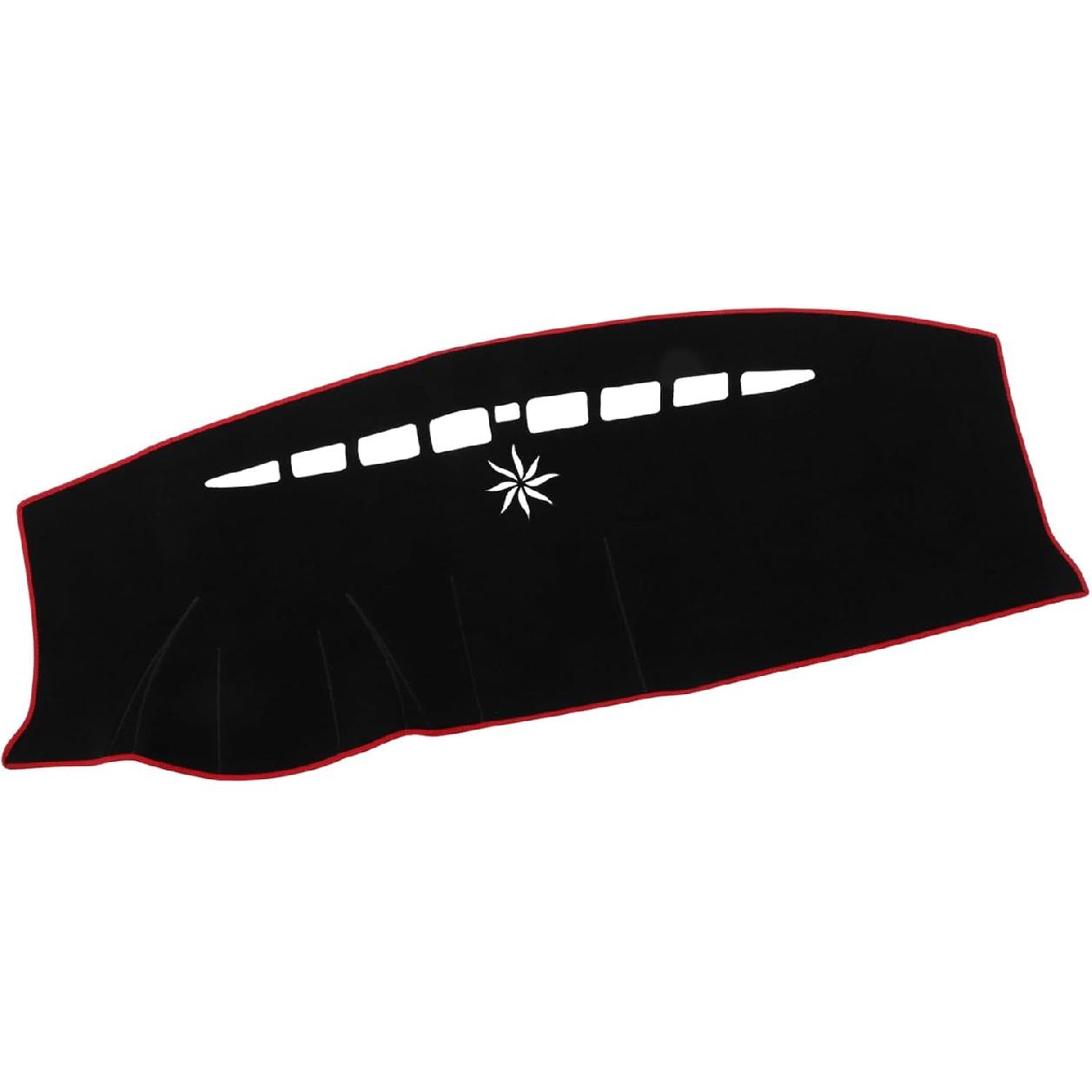 Dashboard Cover Compatible for Ford Edge 2011-2014, Nonslip Polyester Red Dash Cover Mat Dash Board Protector Cover Auto Replacement Parts