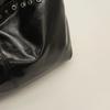 Studded Leather Hobo Bag with Open Top Design Large Capacity Fashion Shoulder Bag