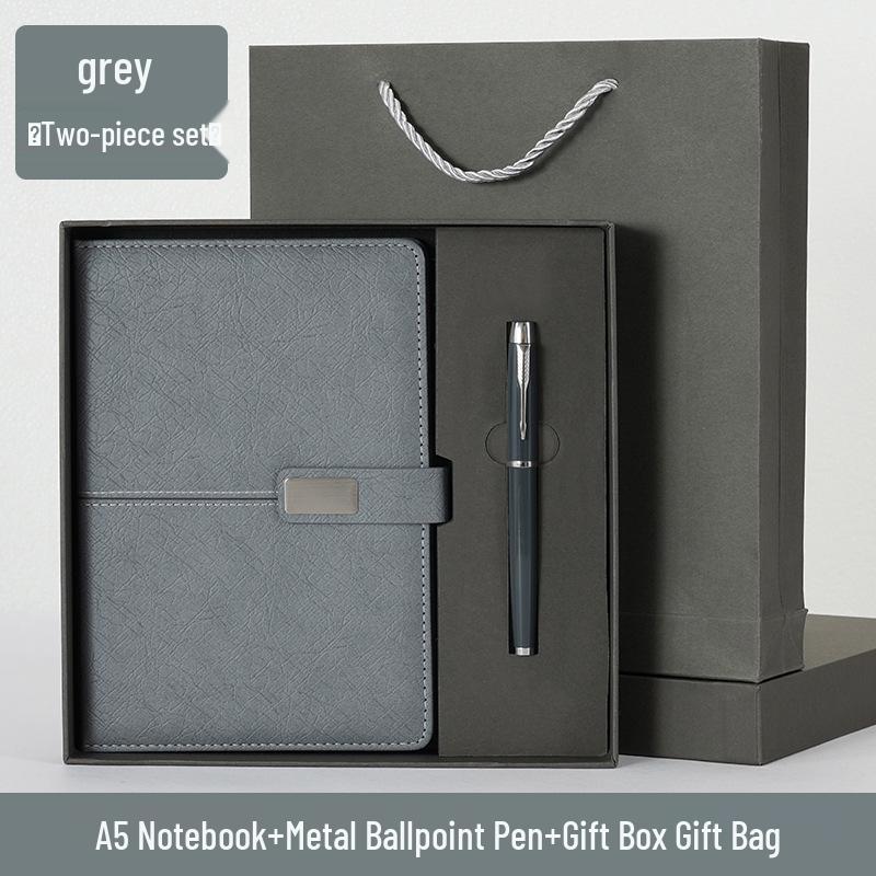 Custom Logo High-End Business Notebook Gift Set - Ideal for Company Events and Annual Meetings