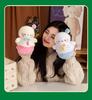 Cute Snowman & Santa Plush Christmas Ornaments - Holiday Decoration Gifts.