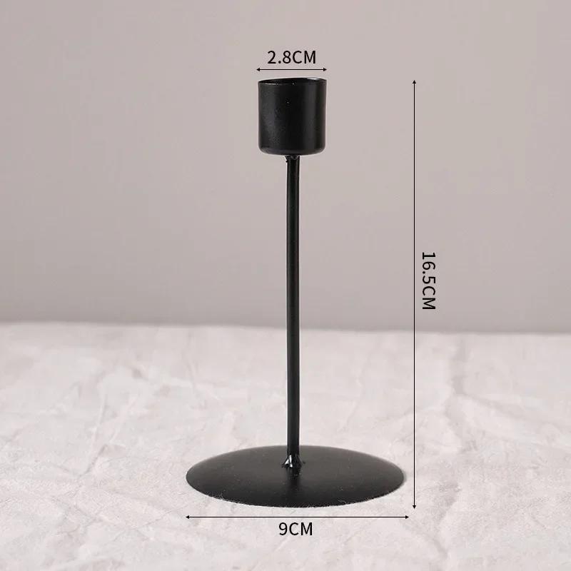 Candle Holder Simple Nordic Home Decor Centerpiece Candlestick for Dining Room Party Living Room Wedding Thanksgiving