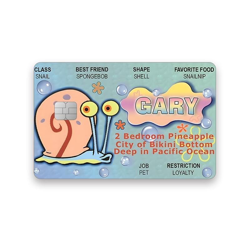 Name Spongebob Card Sticker Diy Kawaii Decor Exquisite Bank Cards Student Study Supplies Decals Patch Documents Birthday Gift