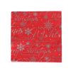 20pcs Home Decorative Santa Claus Cute Christmas Decoration Towel Printing Paper Napkin Serviette
