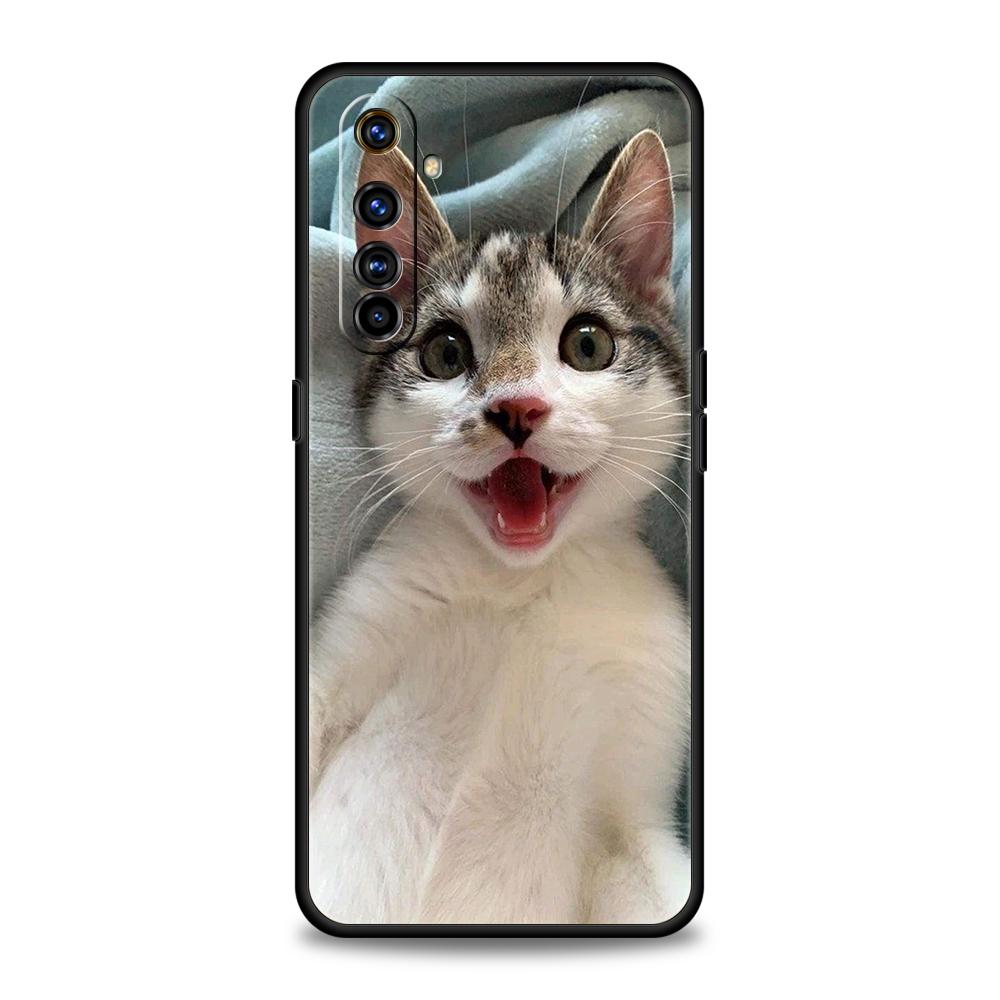 Kawaii Liebeskatze Handyhülle Für Realme 13 12 11 10 9 8 5G 7 C25 C35 GT5 GT3 GT2 Pro Plus Für Realme GT Neo 2 3 3T 5 Hülle