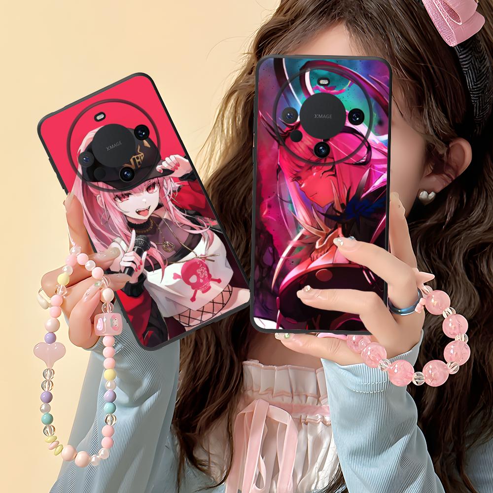 Holo Mori Calliope Matte TPU Mobile Phone Case for Huawei Mate 60 50 40 30 20 10 Pro Plus Lite E 5G Colorful Printing Cover