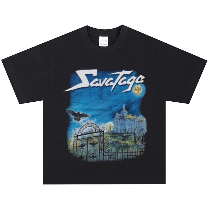 Savatage T-Shirt, Soft Fabric Casual Daily Wear M