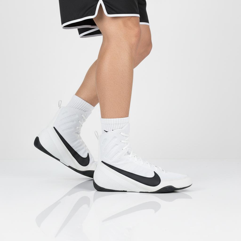 Nike Machomai 3 - Scarpe da Boxe da Uomo Scarpe da Lotta Scarpe da Wrestling Bianco HF7333-101 ORIGINALE
