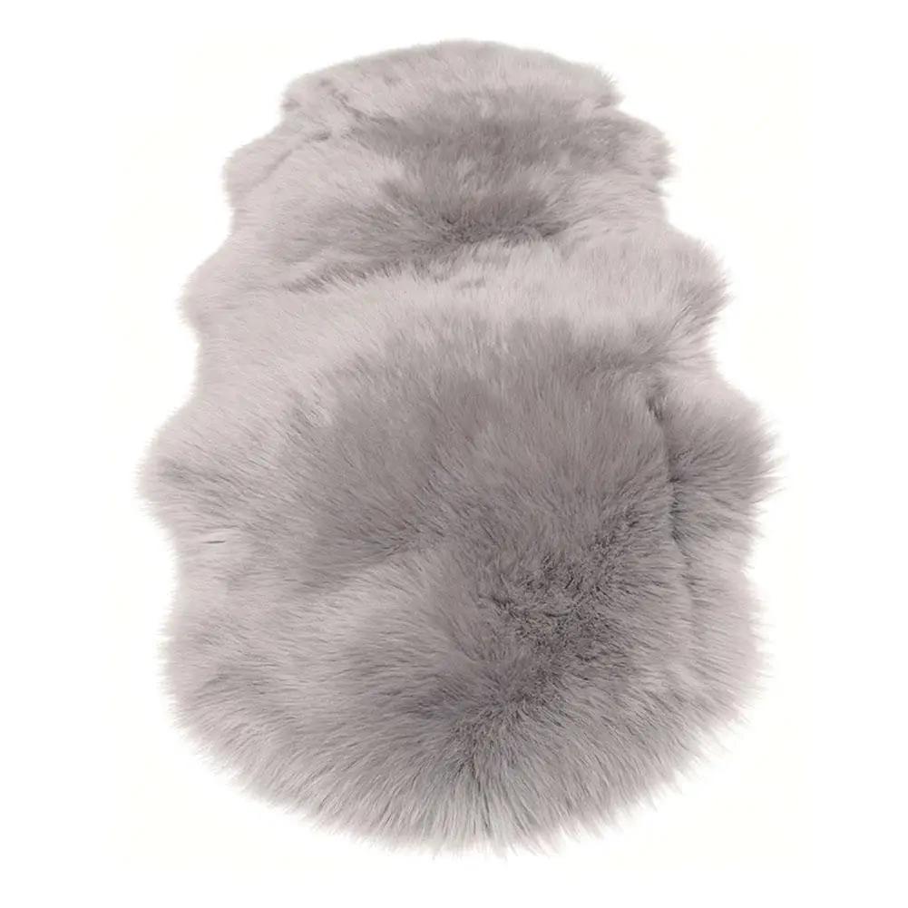 Artificial Sheepskin Long Hair Carpet Floor Wool Fluffy Soft Mat Rugs Soft Rugs Faux Fluffy Decor Shaggy Faux Shaggy Fluffy V9W0