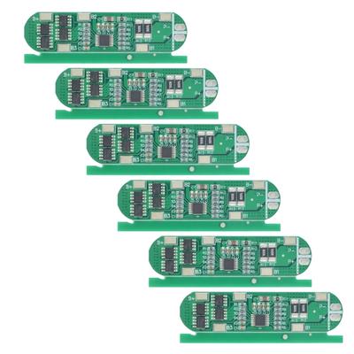 6Pcs 4S 12A 18650 Battery Protective Board 14.8V with Over Charging Discharge Current Protective Circuit Board