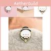 Adorable Japanese Anime Character Brooch Cute Design Metal Badge For Clothing
