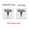 ALL1 1 PC Replacement Front Label Trunk Label for Tesla Model 3 Mode Y Logo Rear Tail Label Car Accessories Personalized Car Sticker