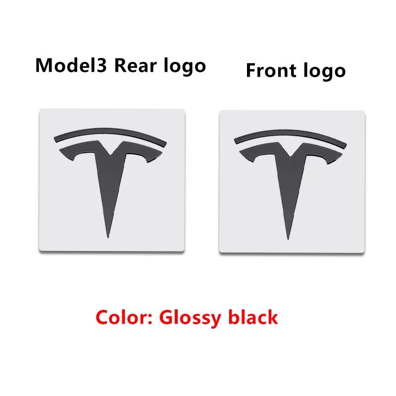 ALL1 1 PC Replacement Front Label Trunk Label for Tesla Model 3 Mode Y Logo Rear Tail Label Car Accessories Personalized Car Sticker