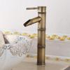 Retro Copper Bamboo Basin Faucet
