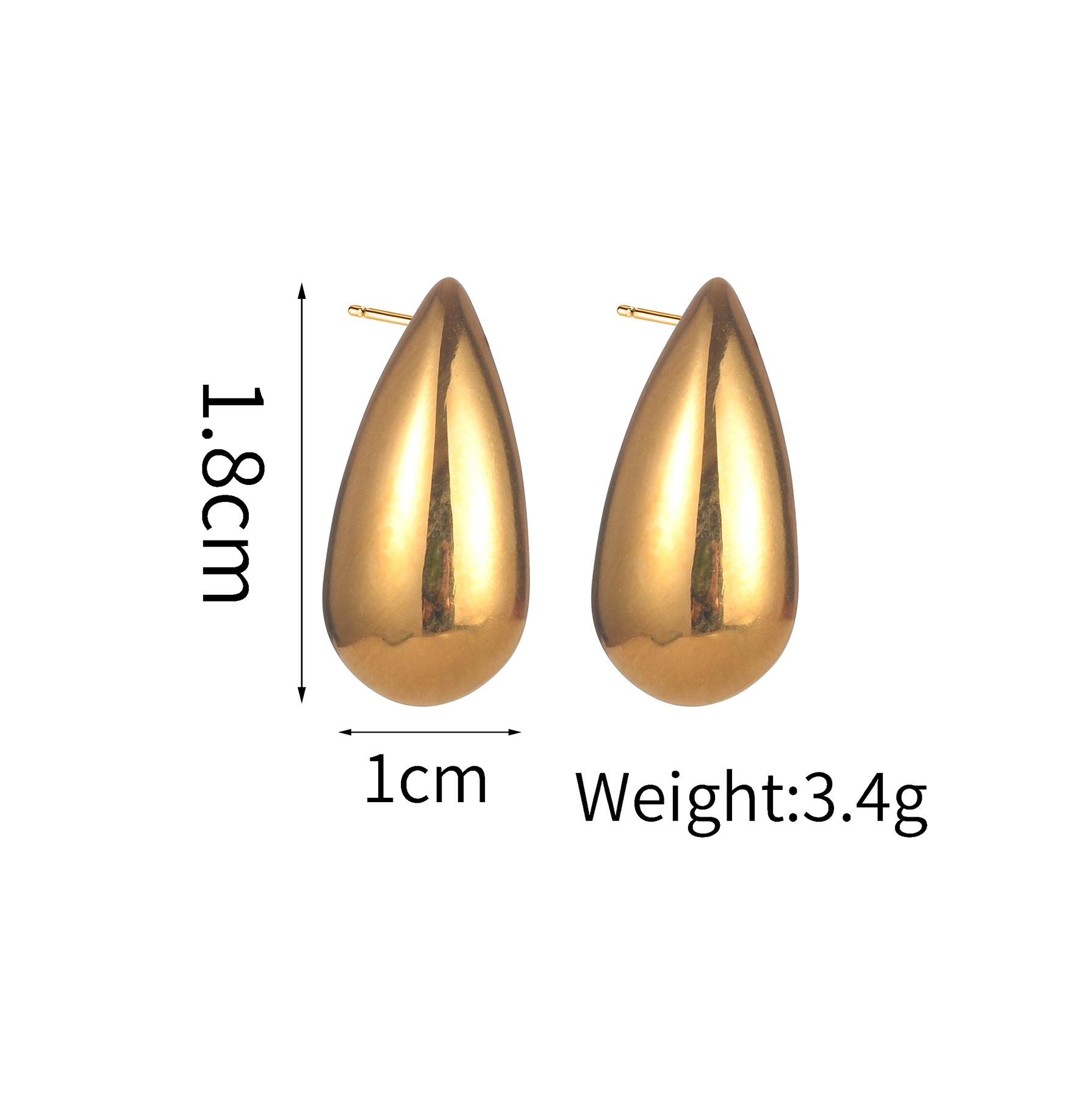 

Atoztide Gold Color Simple Heart Earrings for Women Girls Stainless Steel Vintage Metal Heart Pendant Stud Earring Jewelry Gift