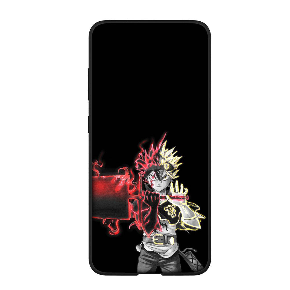 For Samsung Galaxy S24 S23 iPhone 16 15 14 Xiaomi Redmi Note 13 12 11 10 8 Plus 9 Pro Max X XR Phone Case Anime Asta Black Clover OPPO Huawei Cover