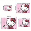 1pc Sanrio Hello Kitty Mermaid Printed Office Carpet Rectangle Rug Under The Table,Perfect Room Decor for Living Room, Bedroom, Kitchen, Non-slip Floo