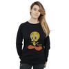 Looney Tunes Womens/Ladies Tweety Pie Distressed Sweatshirt