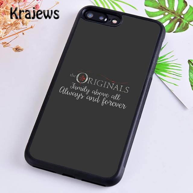 Krajews The Vampire Diaries Always And Forever Phone Case For iPhone 16 15 SE2020 14 6 7 8 Plus 11 12 13 Pro Max Coque Fundas