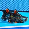 Mens Big Size Basketball Shoes High Top Athletic Sneakers Breathable Cushioning Training Shoes for Outdoor Sports Large Feet