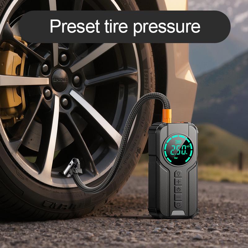 Multi-Function Portable Car Jump Starter & Inflator Power Bank