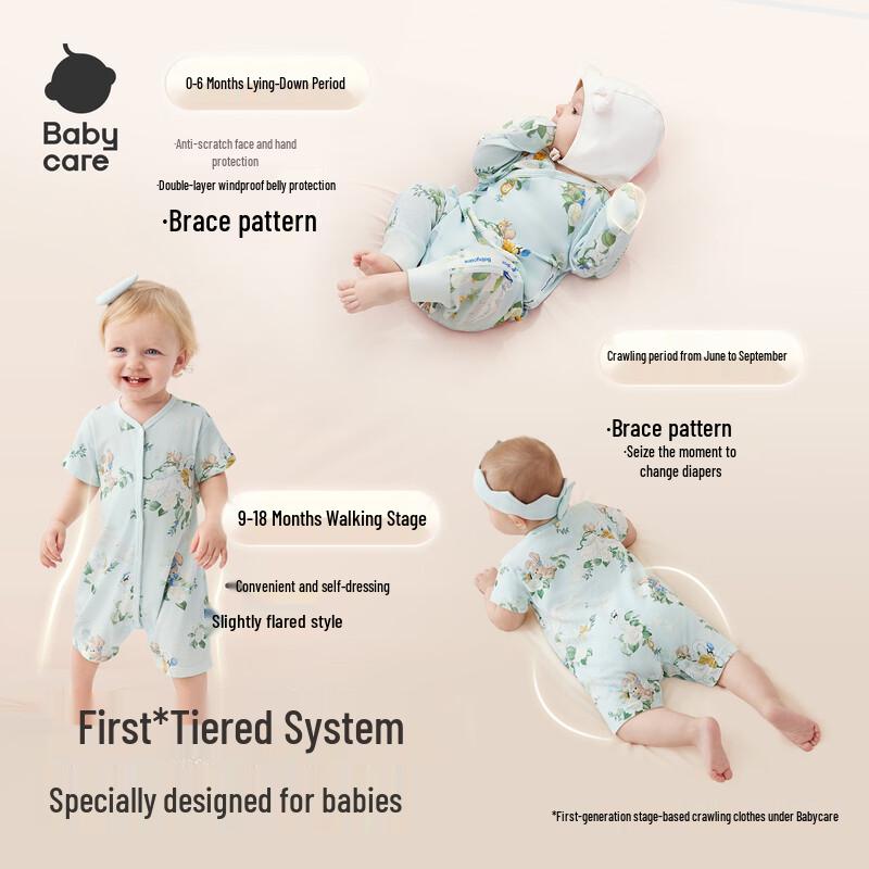 babycare Baby Short Sleeve Romper Bodysuit