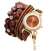 of Quartz Watches for Women's Four Leaf Clover Key Pendants Wrapped in Korean Velvet Watches for Foreign Trade