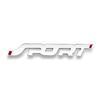 3D Metal Sport Logo Emblem Car Sticker Car Body Front Grill Badge Trunk Decal  Accessories